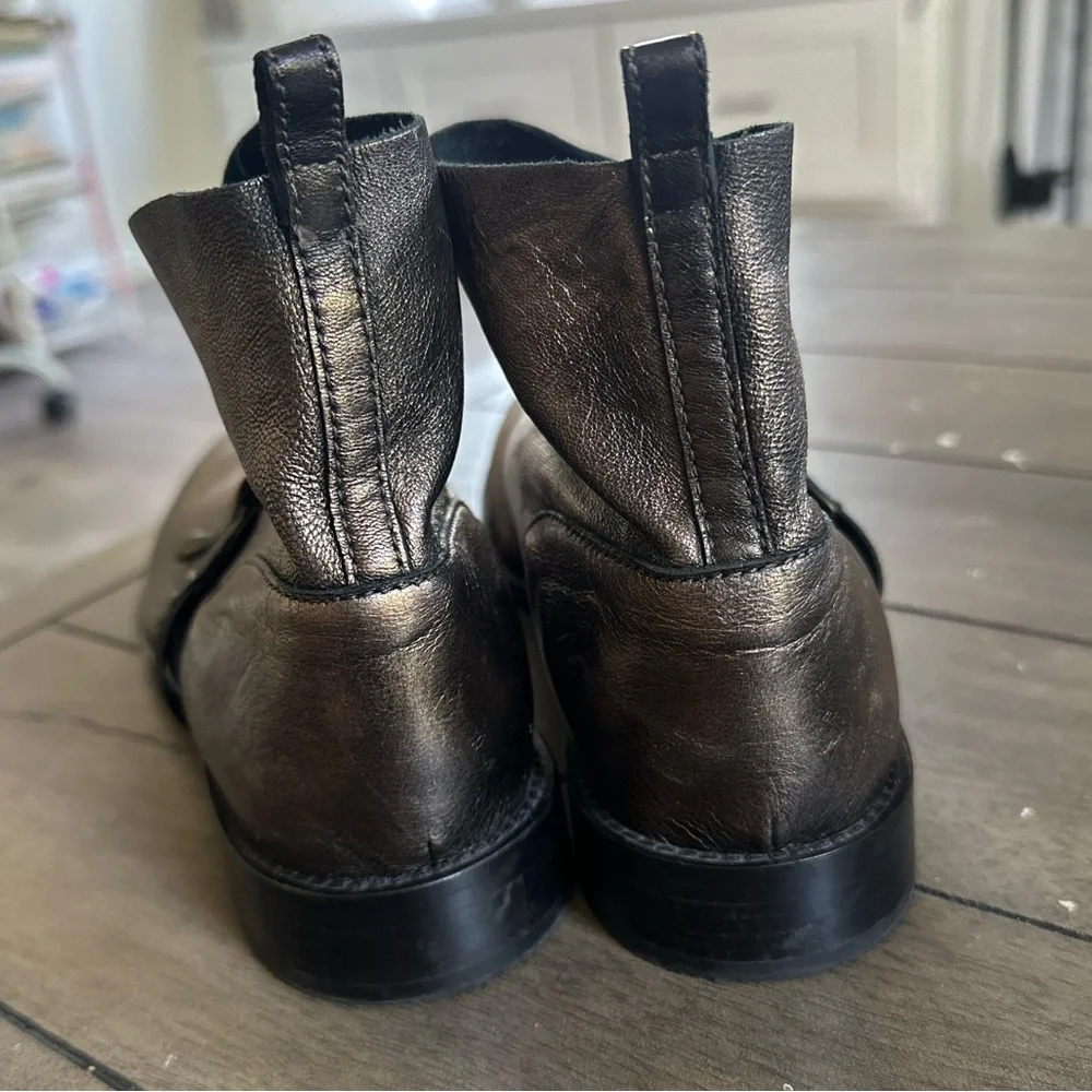 Johnston & Murphy Dark Brown Ankle Booties - Picture 5 of 10